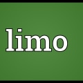 What is a Limousine and What Does it Mean?